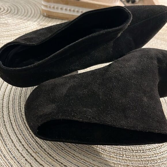 Balenciaga Black Suede Ankle Boots Size 7.5 - Picture 4 of 15